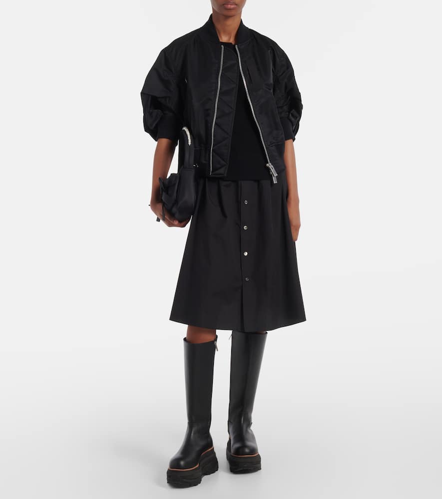 Sacai Technical twill blouson jacket
