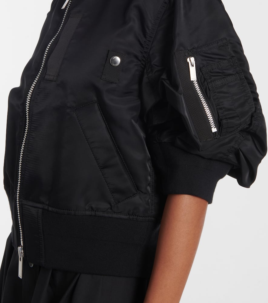 Sacai Technical twill blouson jacket