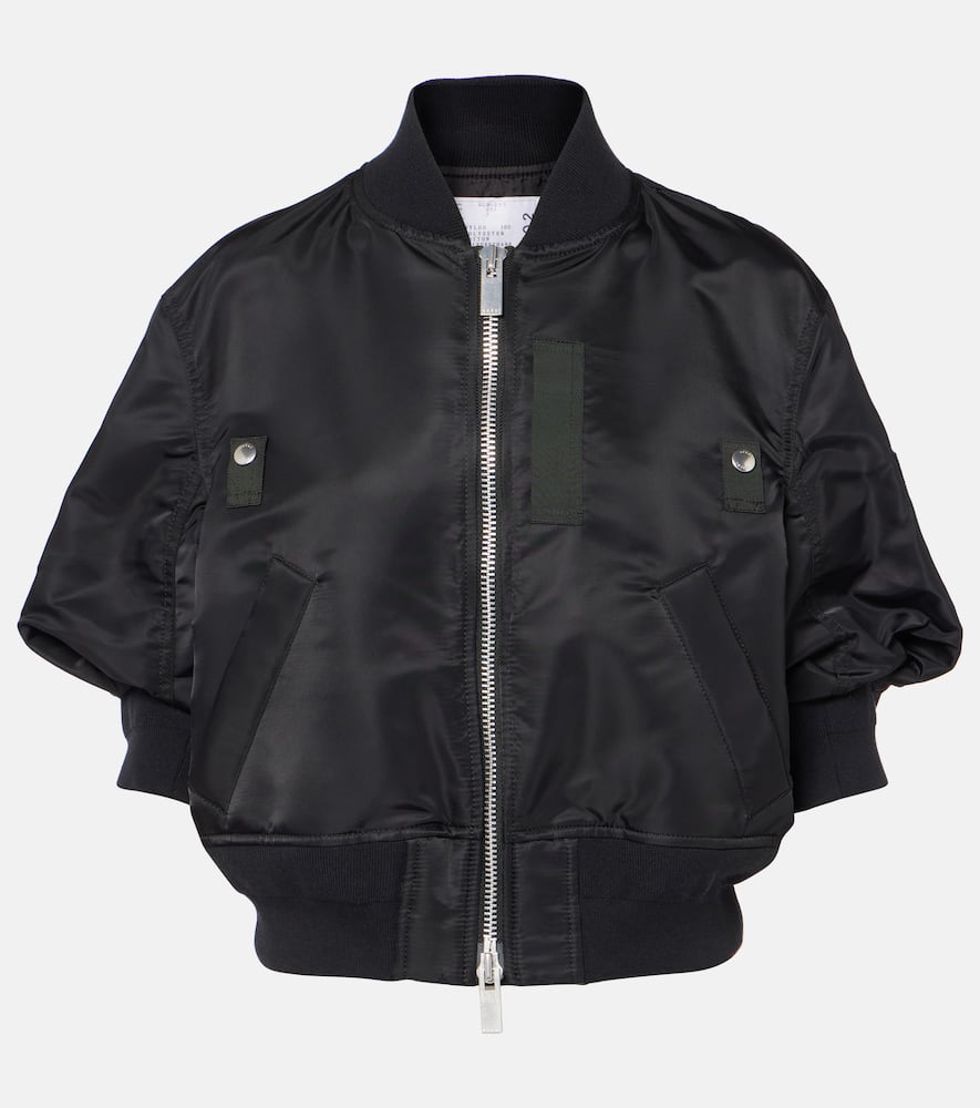 Sacai Technical twill blouson jacket