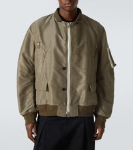 Sacai Technical twill bomber jacket