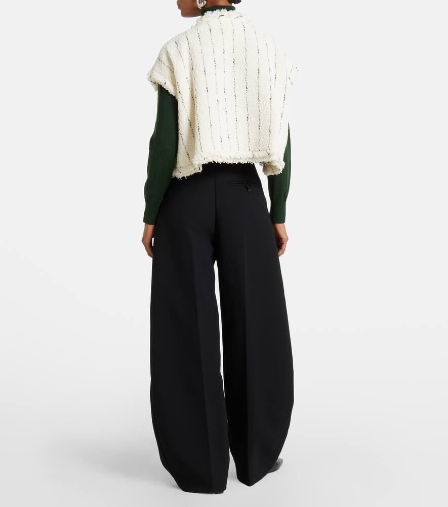 Sacai Tweed vest