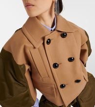 Sacai Wool and twill jacket