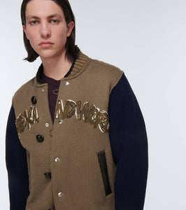 Sacai x Eric Haze Code varsity jacket