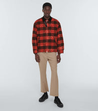 Sacai x Eric Haze checked cotton blouson jacket