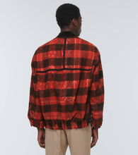 Sacai x Eric Haze checked cotton blouson jacket