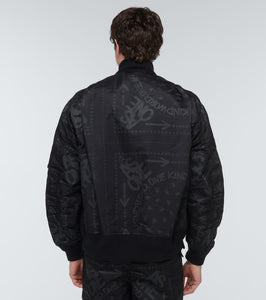 Sacai x Eric Haze printed bomber jacket