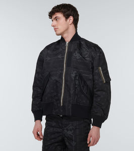 Sacai x Eric Haze printed bomber jacket