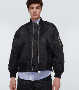 Sacai x Eric Haze printed bomber jacket