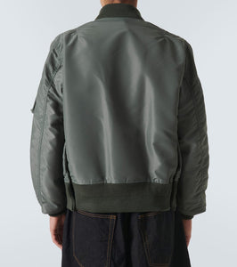 Sacai x Mark Gonzales appliqu√É¬© twill bomber jacket