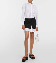 Sacai x Thomas Mason cotton minidress