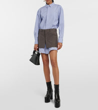 Sacai x Thomas Mason cotton minidress