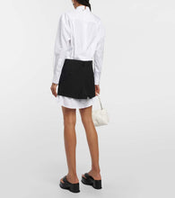 Sacai x Thomas Mason cotton minidress