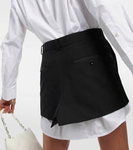 Sacai x Thomas Mason cotton minidress