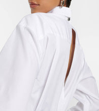 Sacai x Thomas Mason cotton minidress