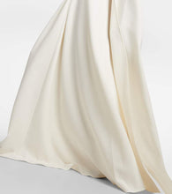 Safiyaa Abrielle embellished caped gown