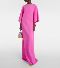 Safiyaa Amarella crystal-embellished crêpe gown