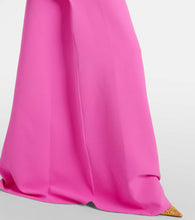 Safiyaa Amarella crystal-embellished crêpe gown
