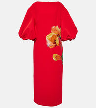 Safiyaa Amira embroidered floral midi dress. Safiyaa Amira 刺绣花卉中长连衣裙