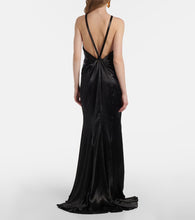 Safiyaa Asli satin gown