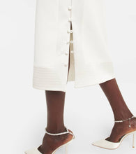 Safiyaa Asymmetrical crêpe midi dress