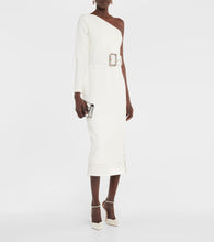 Safiyaa Asymmetrical  midi dress