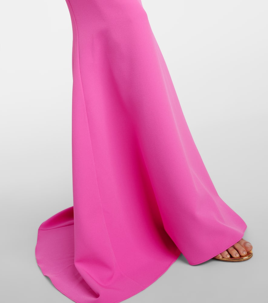 Safiyaa Auria crêpe gown