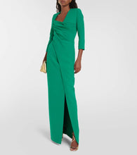 Safiyaa Ayanna crêpe gown