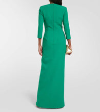 Safiyaa Ayanna crêpe gown