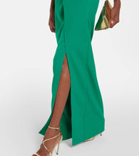Safiyaa Ayanna crêpe gown