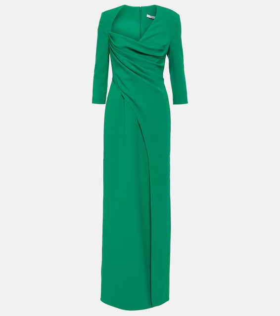 Safiyaa Ayanna crêpe gown