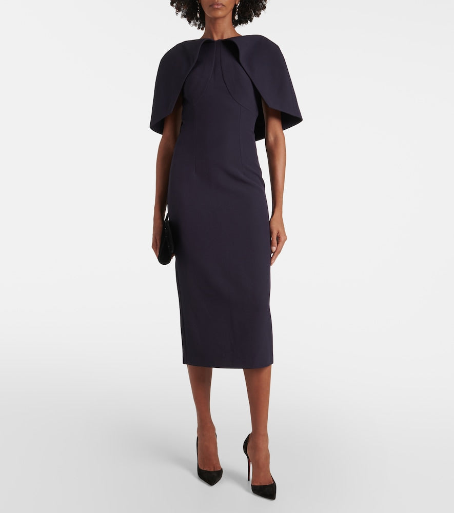 Safiyaa Barb draped  midi dress