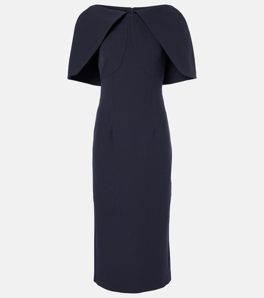 Safiyaa Barb draped  midi dress. Safiyaa Barb 垂褶中长连衣裙