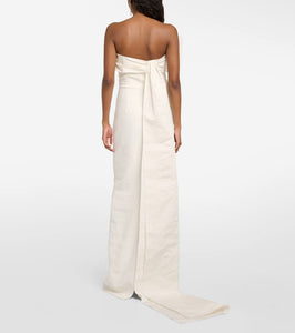 Safiyaa Bridal Briannie crêpe and faille gown
