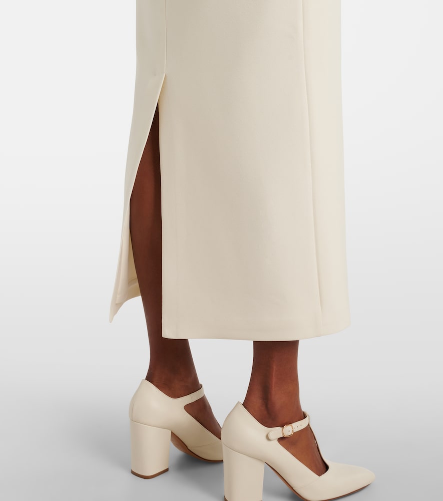 Safiyaa Bridal Gullu caped  midi dress