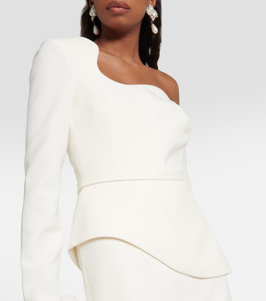 Safiyaa Bridal asymmetric midi dress