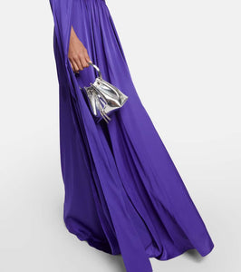 Safiyaa Bridal chiffon cape gown