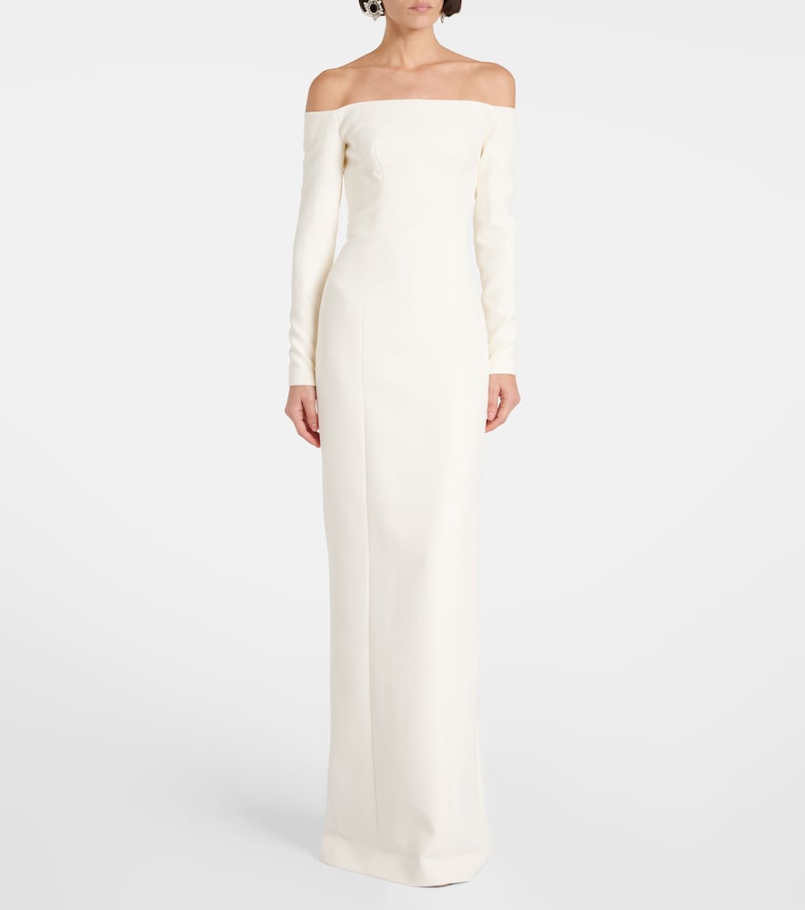 Safiyaa Bridal off-shoulder  gown