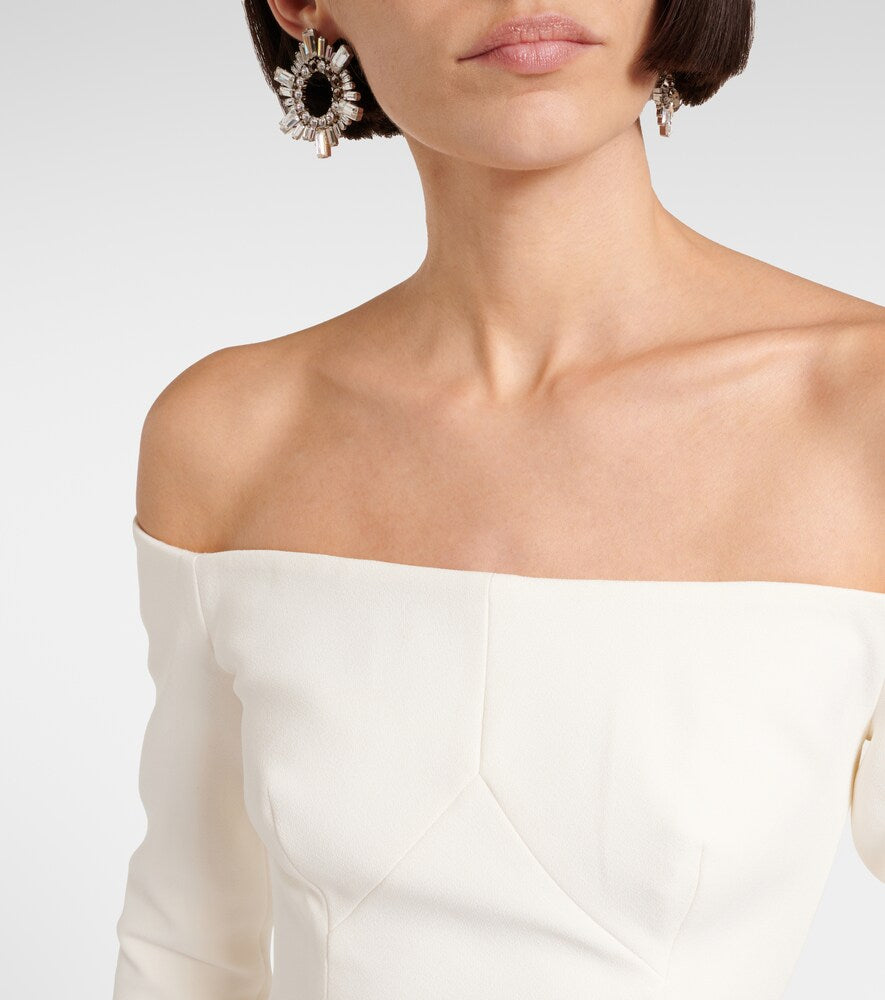 Safiyaa Bridal off-shoulder  gown
