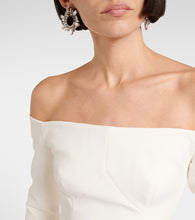 Safiyaa Bridal off-shoulder  gown