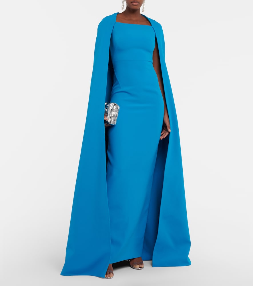 Safiyaa Cape  maxi dress