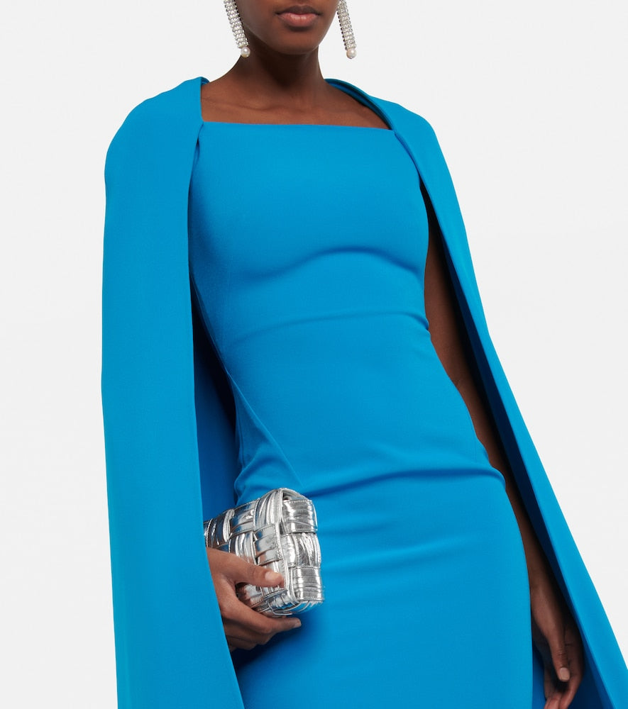 Safiyaa Cape  maxi dress