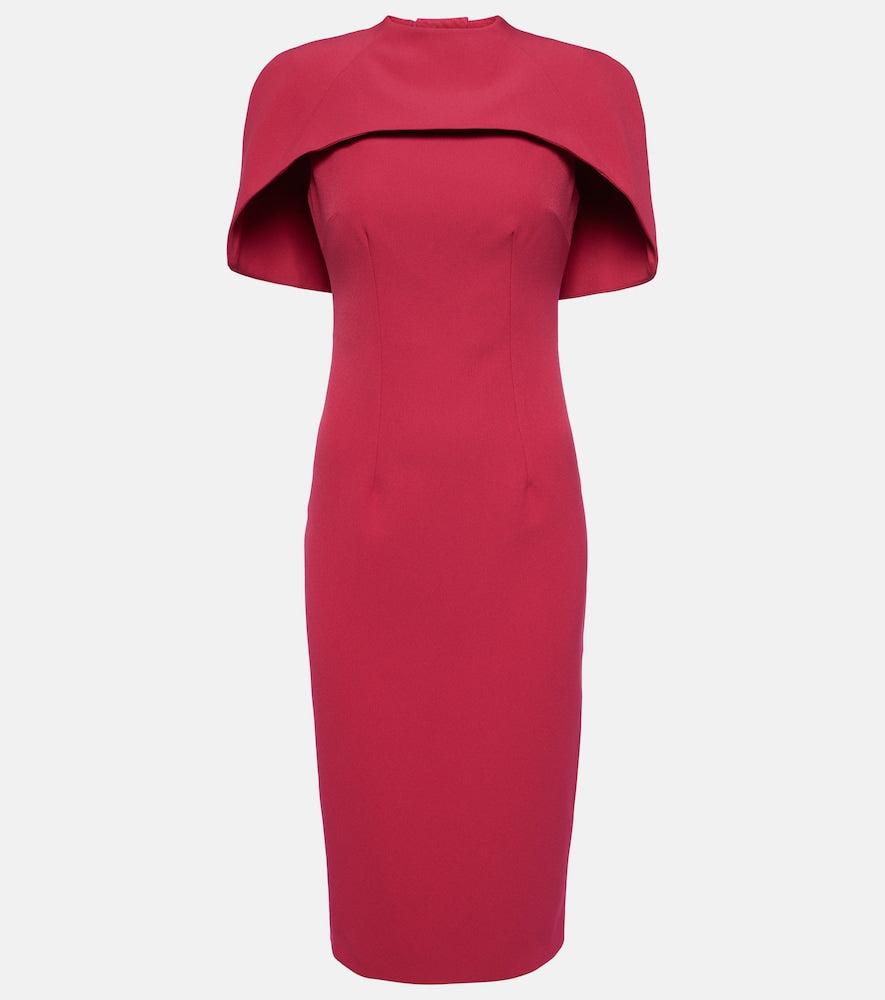 Safiyaa Caped midi dress. Safiyaa 披肩中长连衣裙