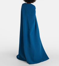 Safiyaa Cinza caped  gown