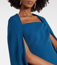 Safiyaa Cinza caped  gown