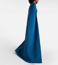 Safiyaa Cinza caped  gown