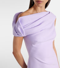 Safiyaa Derra draped  gown