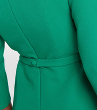 Safiyaa Draped crêpe midi dress
