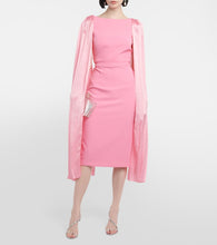 Safiyaa Essiah  and satin midi dress