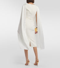 Safiyaa Essiah  and satin midi dress