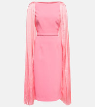 Safiyaa Essiah  and satin midi dress. Safiyaa Essiah 缎布中长连衣裙